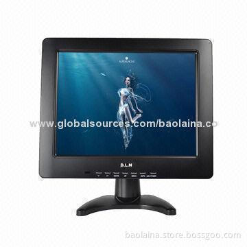12.1-inch LCD PC Monitor with HDMI/VGA/AV, 800 x 600 Pixels Resolution
